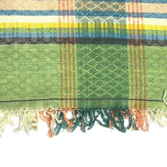 Vintage Antique Guatamalen Woven Blanket Quilt htf - Picture 4 of 7